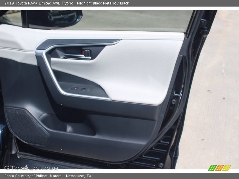 Midnight Black Metallic / Black 2019 Toyota RAV4 Limited AWD Hybrid