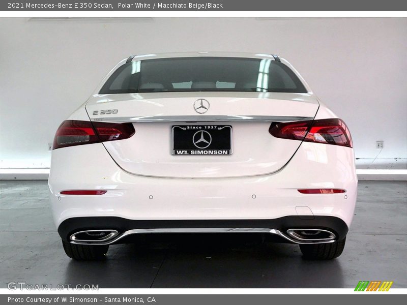 Polar White / Macchiato Beige/Black 2021 Mercedes-Benz E 350 Sedan