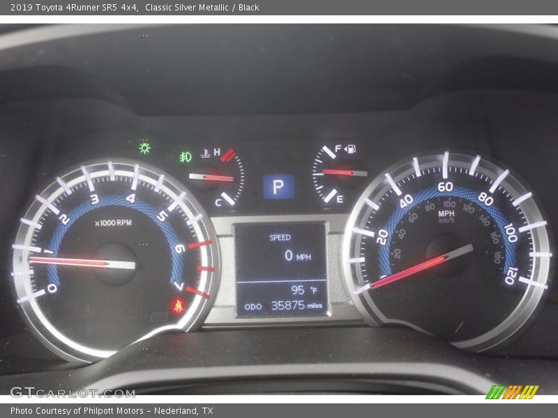  2019 4Runner SR5 4x4 SR5 4x4 Gauges