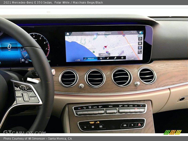 Polar White / Macchiato Beige/Black 2021 Mercedes-Benz E 350 Sedan