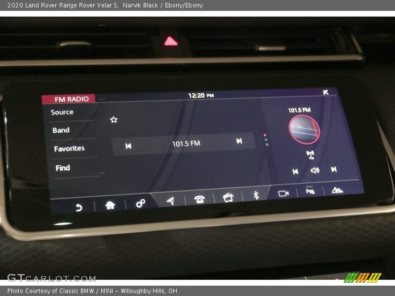 Audio System of 2020 Range Rover Velar S