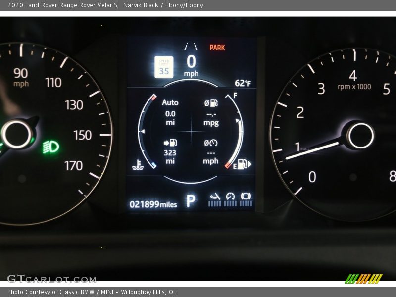  2020 Range Rover Velar S S Gauges