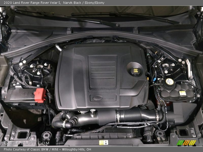  2020 Range Rover Velar S Engine - 2.0 Liter Turbocharged DOHC 16-Valve VVT 4 Cylinder