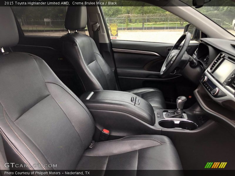 Creme Brulee Mica / Black 2015 Toyota Highlander Limited AWD
