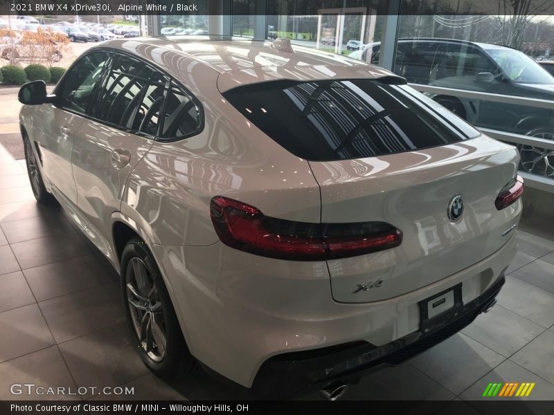 Alpine White / Black 2021 BMW X4 xDrive30i