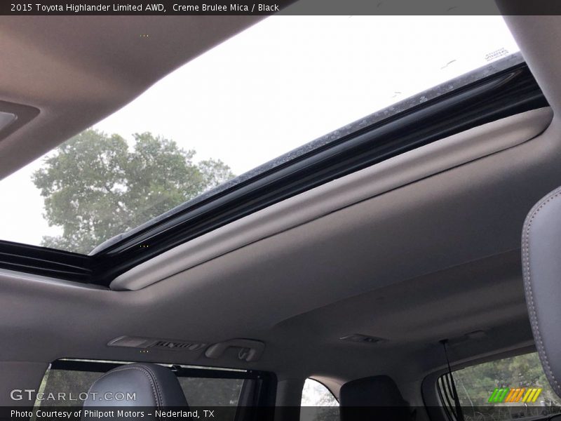 Creme Brulee Mica / Black 2015 Toyota Highlander Limited AWD