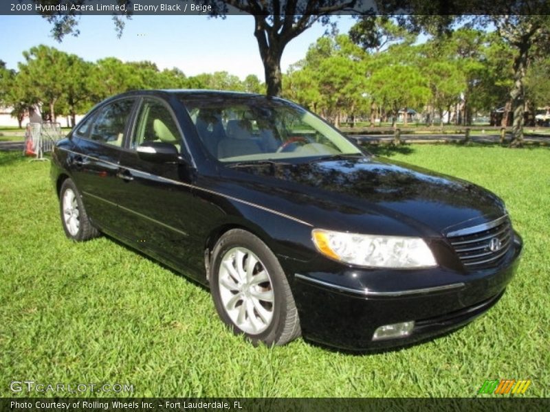 Ebony Black / Beige 2008 Hyundai Azera Limited