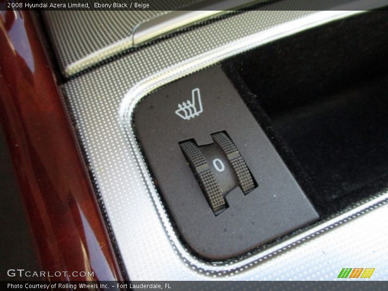 Ebony Black / Beige 2008 Hyundai Azera Limited