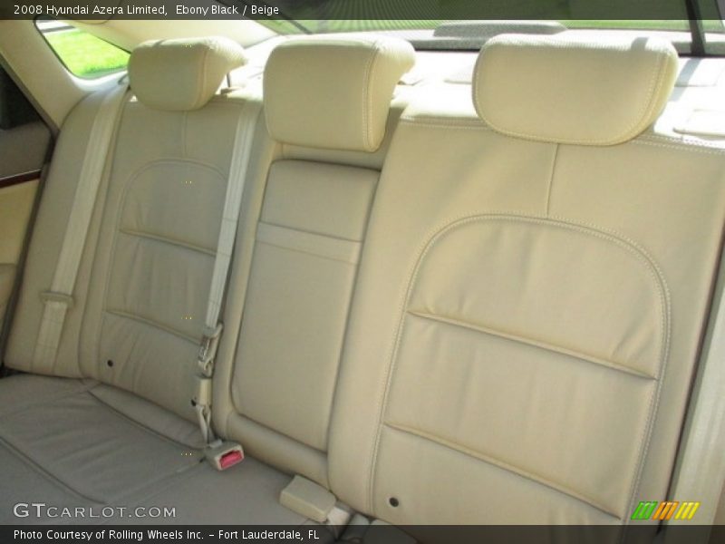 Ebony Black / Beige 2008 Hyundai Azera Limited