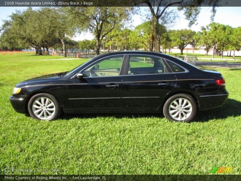 Ebony Black / Beige 2008 Hyundai Azera Limited