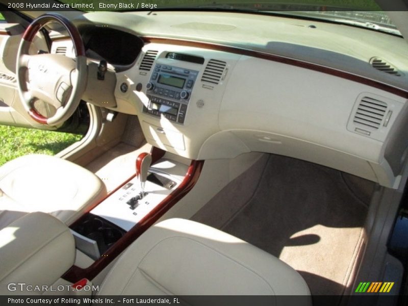 Ebony Black / Beige 2008 Hyundai Azera Limited