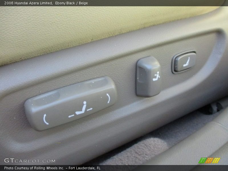 Ebony Black / Beige 2008 Hyundai Azera Limited