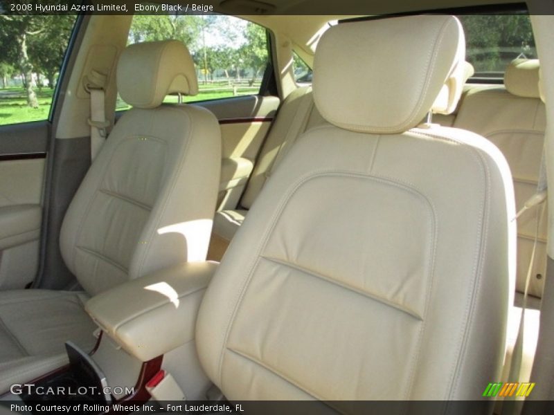 Ebony Black / Beige 2008 Hyundai Azera Limited