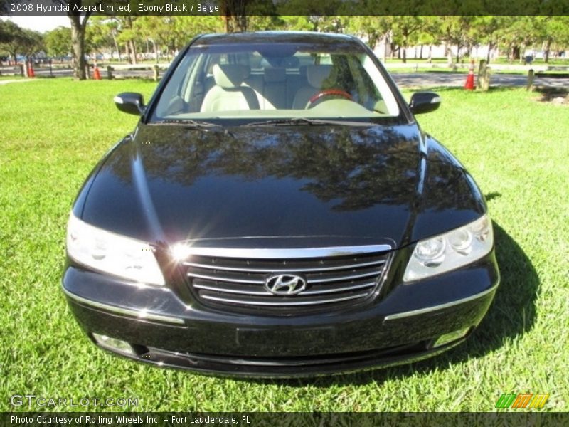 Ebony Black / Beige 2008 Hyundai Azera Limited