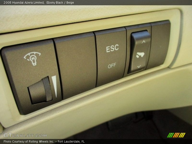 Ebony Black / Beige 2008 Hyundai Azera Limited
