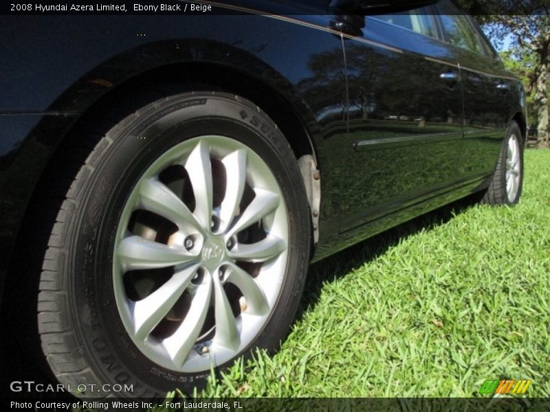 Ebony Black / Beige 2008 Hyundai Azera Limited