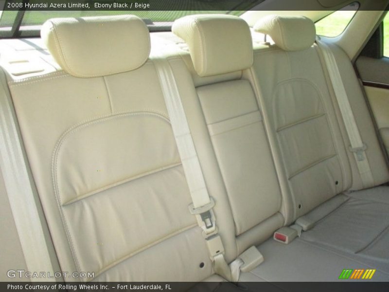 Ebony Black / Beige 2008 Hyundai Azera Limited