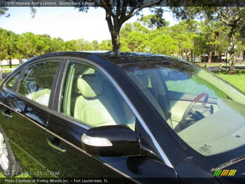 Ebony Black / Beige 2008 Hyundai Azera Limited