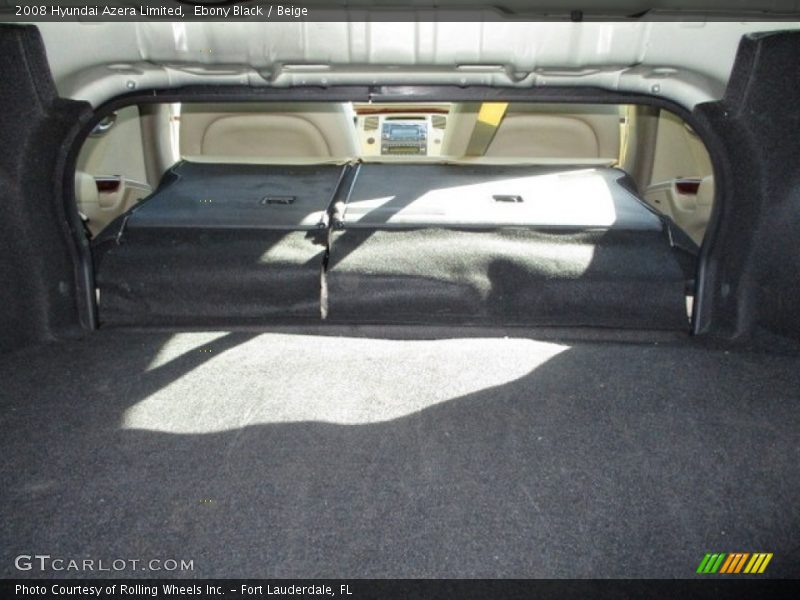 Ebony Black / Beige 2008 Hyundai Azera Limited