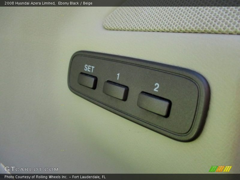 Ebony Black / Beige 2008 Hyundai Azera Limited