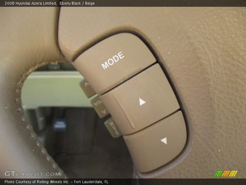 Ebony Black / Beige 2008 Hyundai Azera Limited