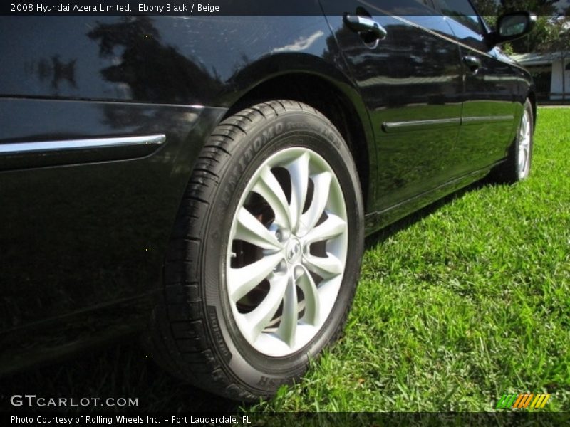 Ebony Black / Beige 2008 Hyundai Azera Limited