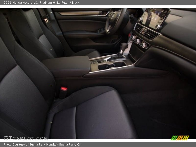 Platinum White Pearl / Black 2021 Honda Accord LX