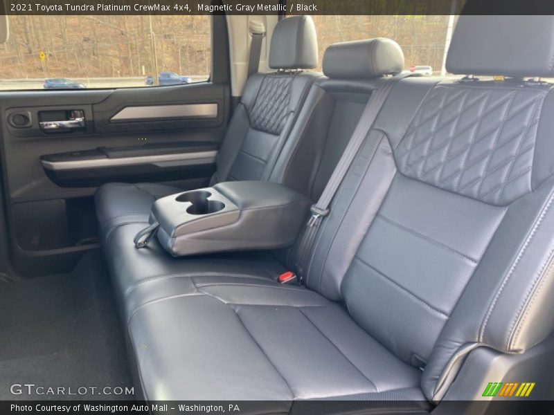 Rear Seat of 2021 Tundra Platinum CrewMax 4x4