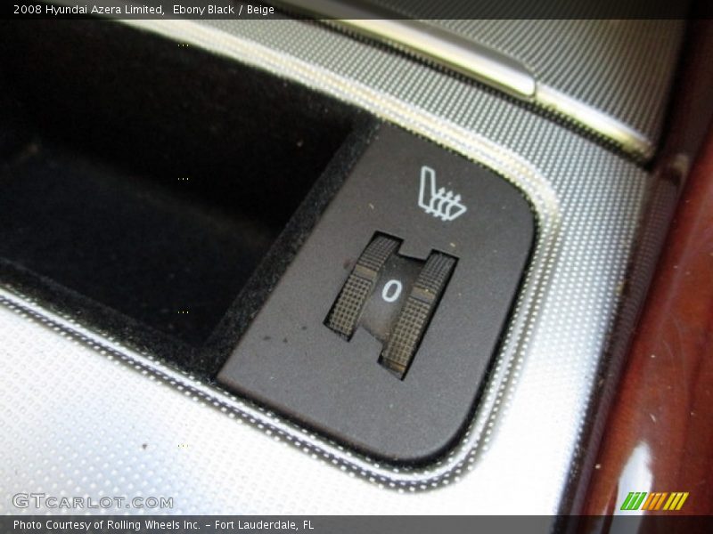 Ebony Black / Beige 2008 Hyundai Azera Limited
