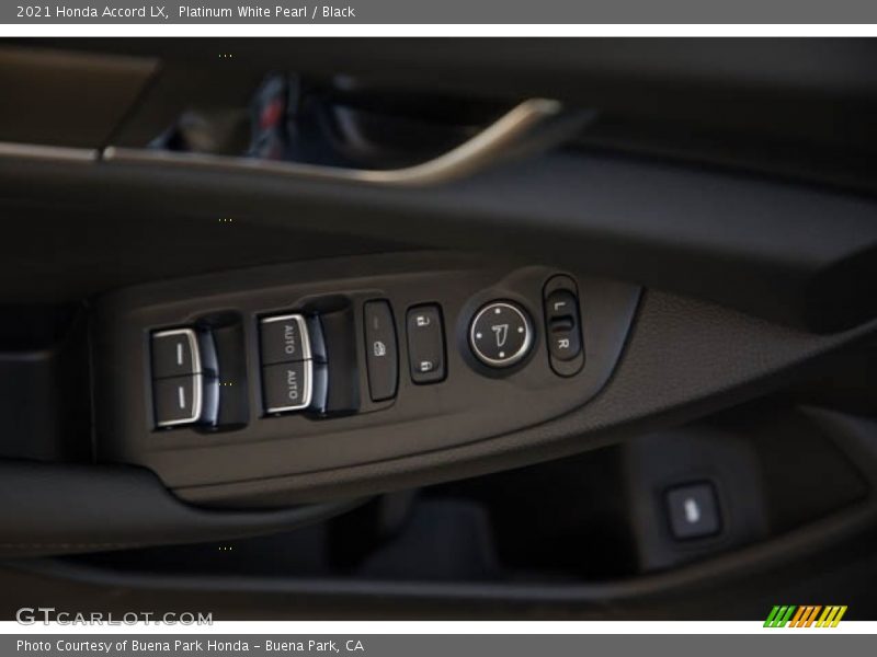 Platinum White Pearl / Black 2021 Honda Accord LX