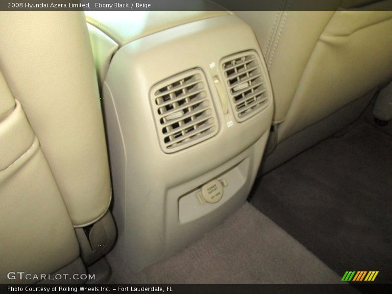 Ebony Black / Beige 2008 Hyundai Azera Limited