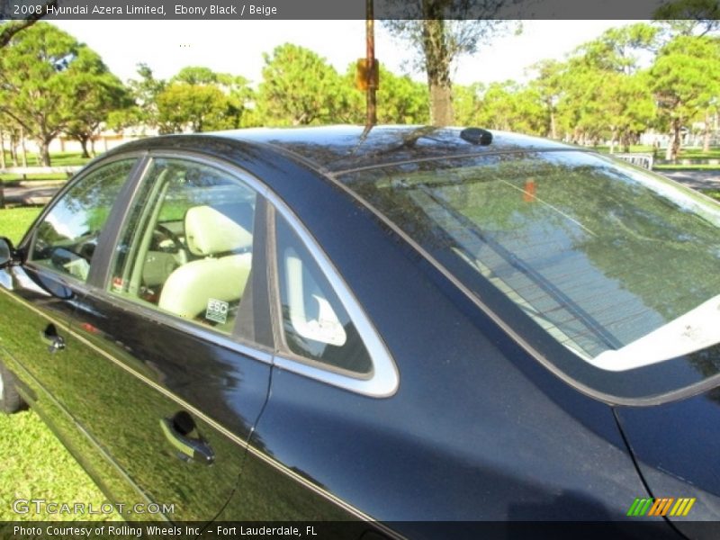 Ebony Black / Beige 2008 Hyundai Azera Limited