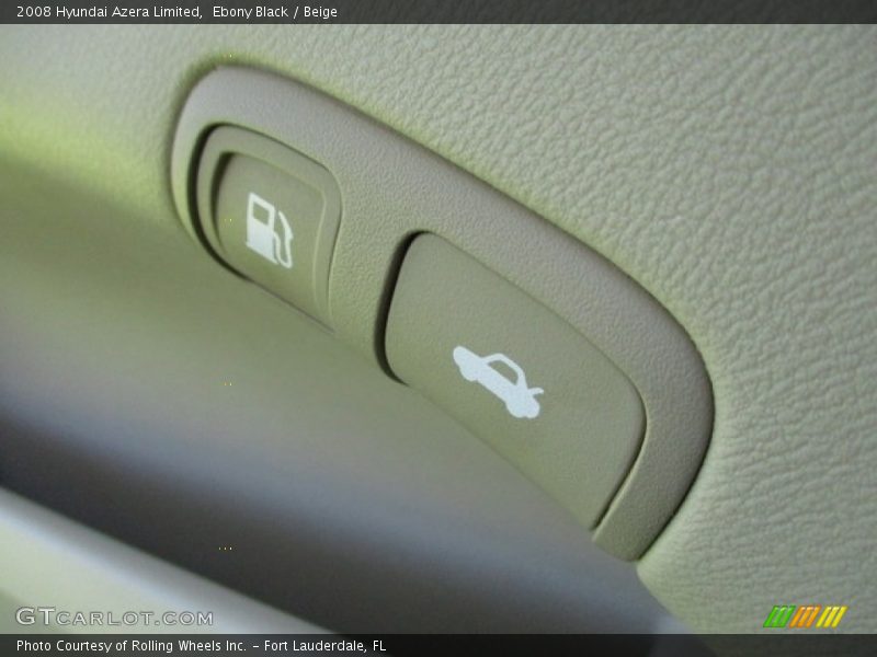 Ebony Black / Beige 2008 Hyundai Azera Limited