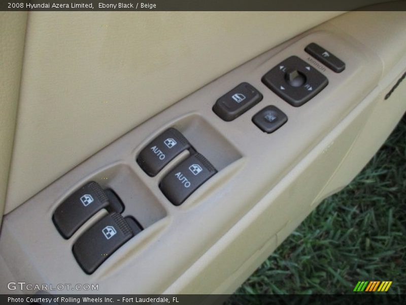Ebony Black / Beige 2008 Hyundai Azera Limited