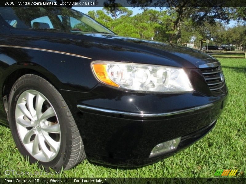 Ebony Black / Beige 2008 Hyundai Azera Limited