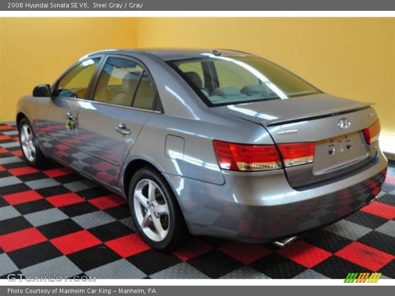 Steel Gray / Gray 2008 Hyundai Sonata SE V6