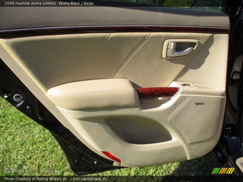 Ebony Black / Beige 2008 Hyundai Azera Limited