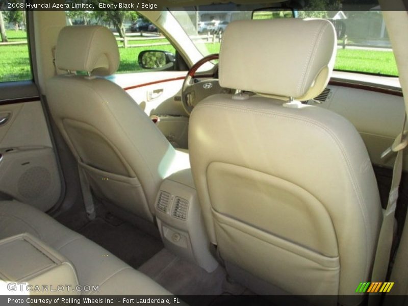 Ebony Black / Beige 2008 Hyundai Azera Limited