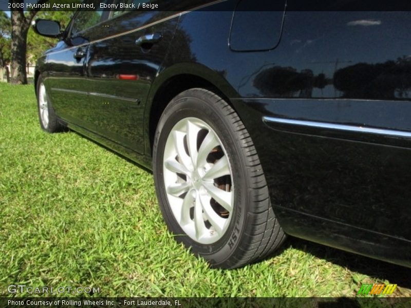 Ebony Black / Beige 2008 Hyundai Azera Limited