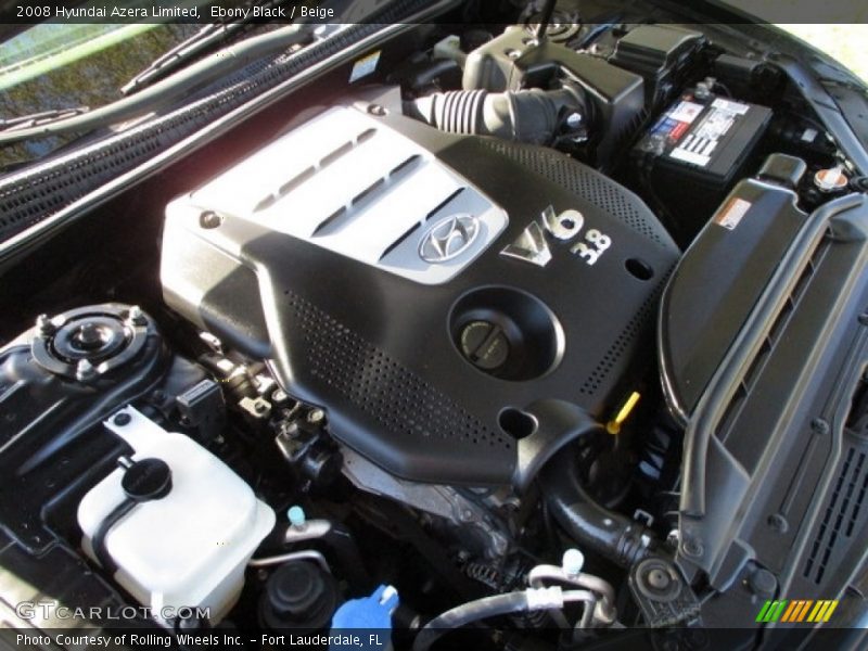 Ebony Black / Beige 2008 Hyundai Azera Limited