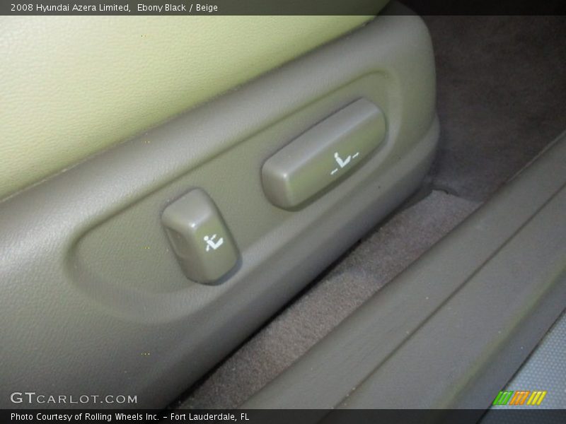 Ebony Black / Beige 2008 Hyundai Azera Limited