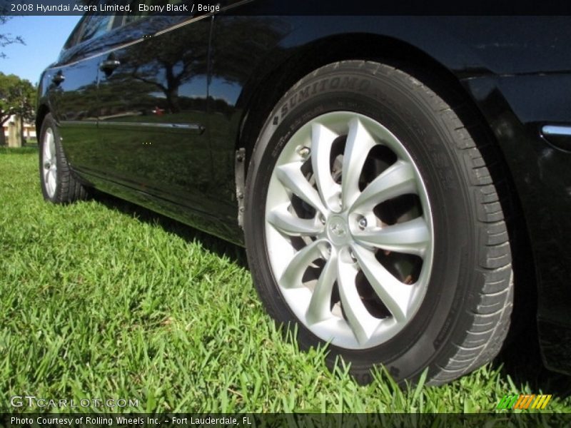 Ebony Black / Beige 2008 Hyundai Azera Limited