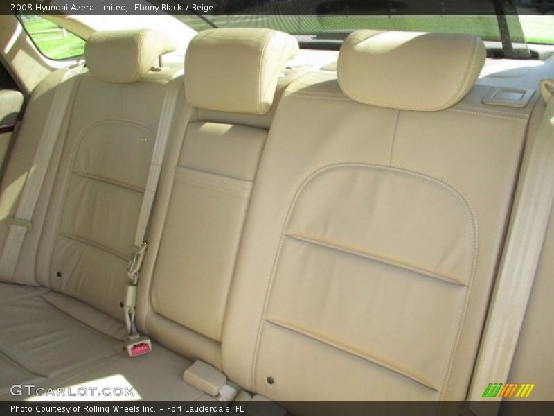 Ebony Black / Beige 2008 Hyundai Azera Limited