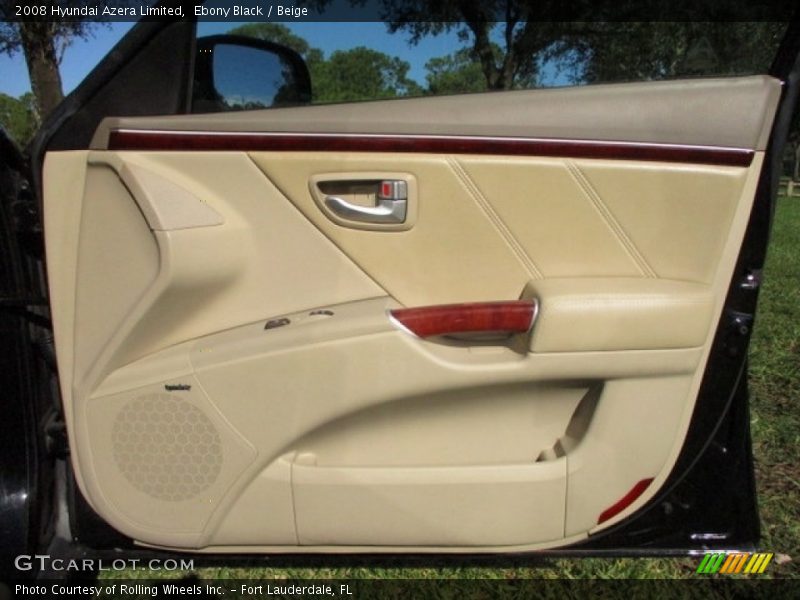 Ebony Black / Beige 2008 Hyundai Azera Limited