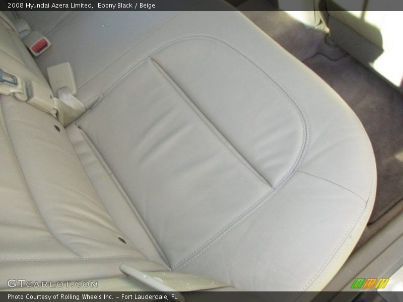 Ebony Black / Beige 2008 Hyundai Azera Limited