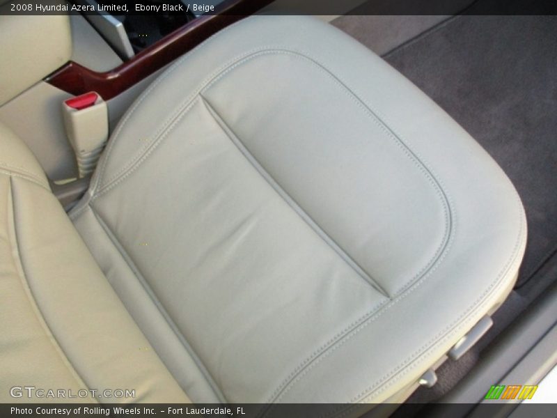 Ebony Black / Beige 2008 Hyundai Azera Limited