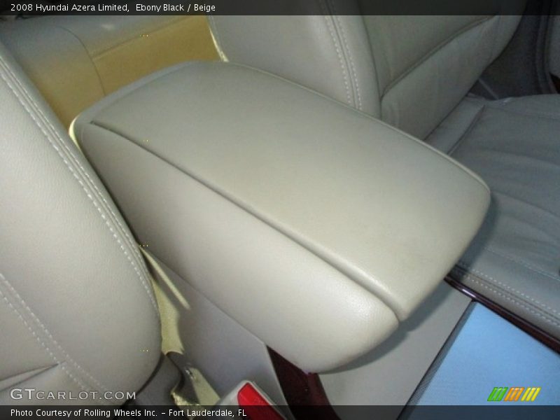 Ebony Black / Beige 2008 Hyundai Azera Limited