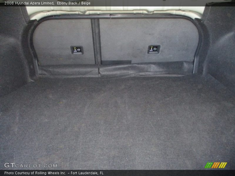 Ebony Black / Beige 2008 Hyundai Azera Limited