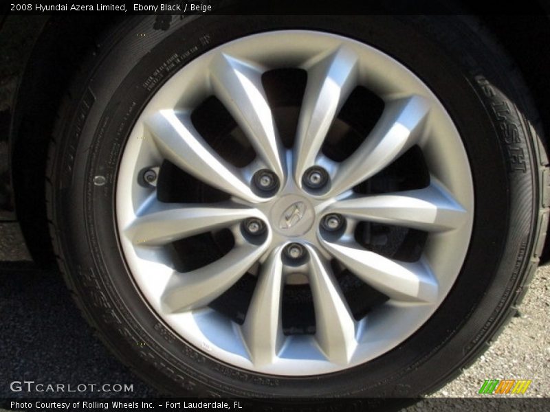 Ebony Black / Beige 2008 Hyundai Azera Limited