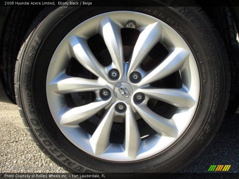 Ebony Black / Beige 2008 Hyundai Azera Limited